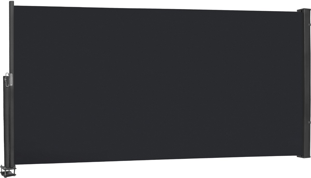 ACXIN Uitschuifbare Zijluifel - 140×300 cm- Waterdicht Privacy Scherm - Antraciet