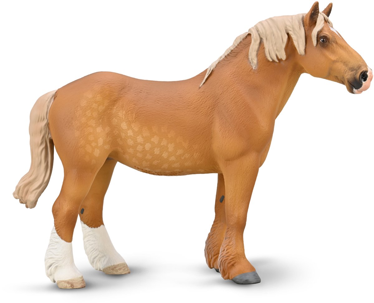 COLLECTA Figurine - Belgisch Trekpaard Merrie - (Xl) - Paarden - Handgeschilderd - Miniatuur