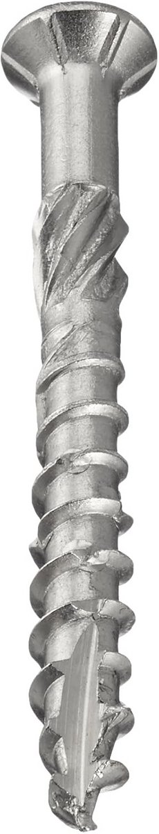 Terrasschroeven RVS A2 Verzinkte Kop TX Aandrijving 5x50mm voor Buitenmontage