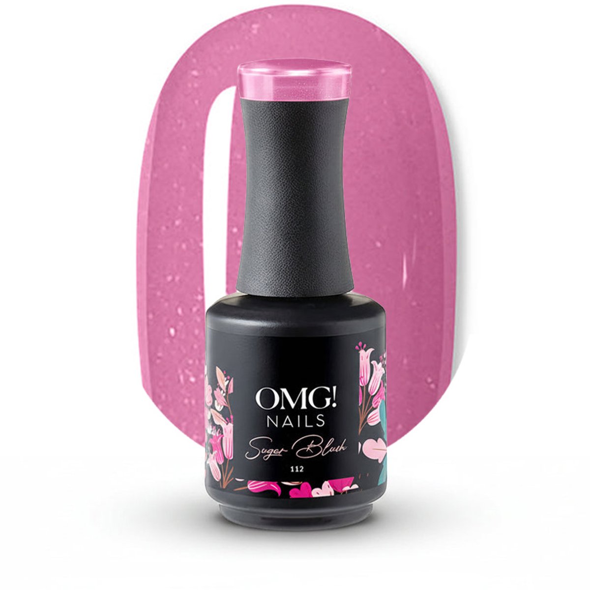 Limea OMG Gellak 112 Sugar Blush 15ml - Gel nagellak - Glinster Roze Gel lak - OMG nails
