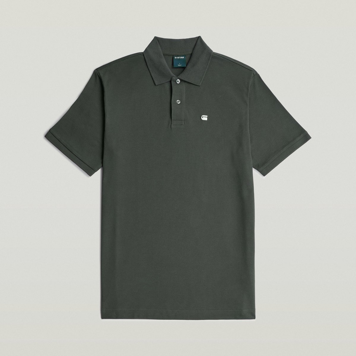 G-Star Oluv regular polo ss Heren Polo’s Zilver