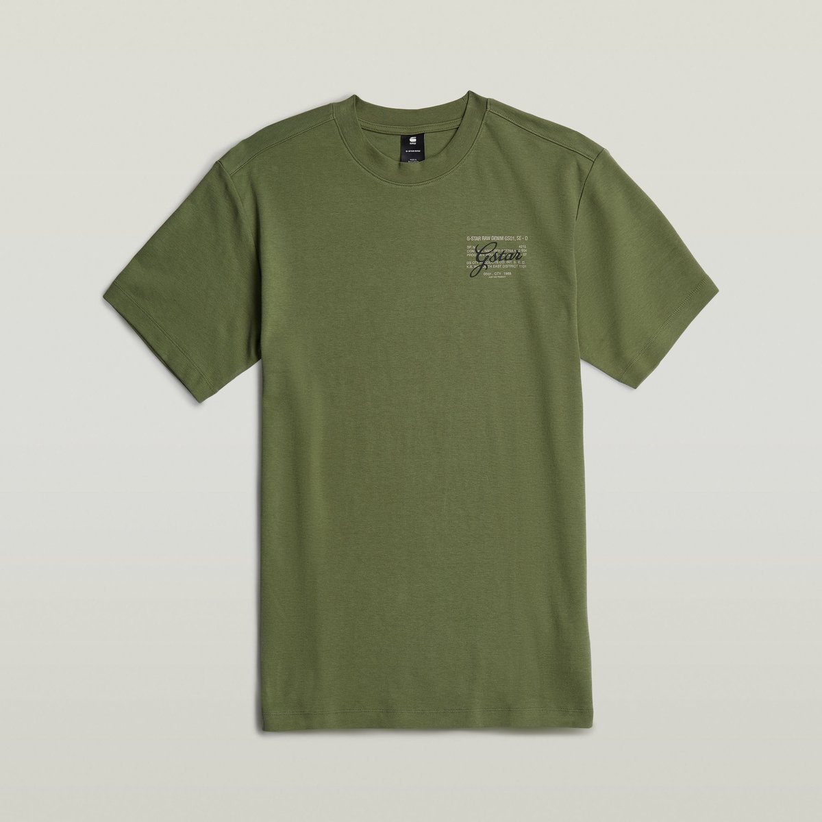G-Star Raw Script Gr R T Polo’s & T-shirts Heren Polo shirt Creme