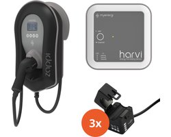 Myenergi Zappi V2.1 - 22 kW incl Harvi + 3x CT klemmen - type 2 - 6,5M