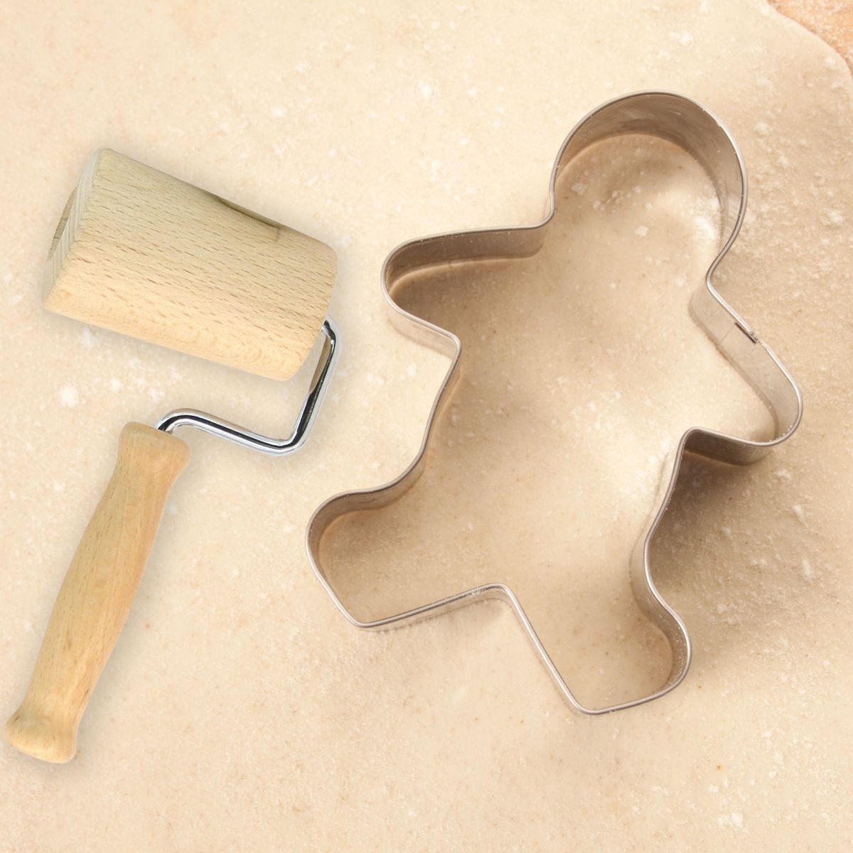 Mini houten deegroller 17 cm Fackelmann Boissellerie