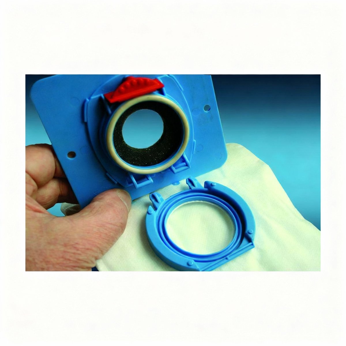 Doos met 4 universele stofzuigerzakken Top Filter voor Click Bag Adapter