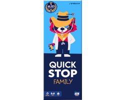 ATM Gaming Quickstop Family – Kaartspel voor gezin & kinderen – Familiespel met letters en categorie