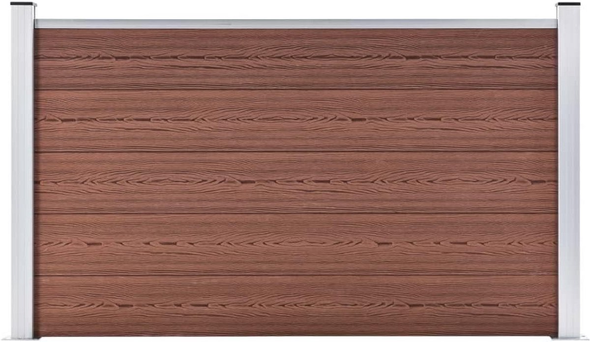 Tuinscherm Composiet Hekwerk Bruin 180x105 cm Privacy en Veiligheid