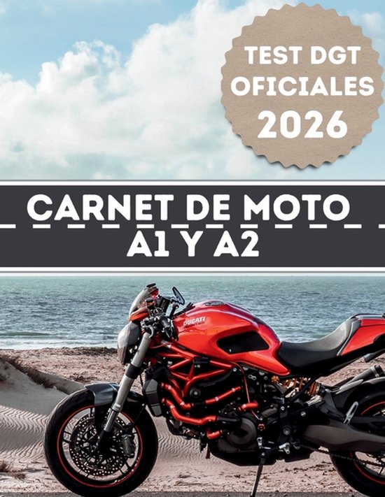 Exámenes Oficiales Dgt- Test para el Carnet de Moto A1 y A2 - cover