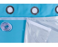 MOONDREAM ThermActiv® Winter+Zomer Thermische Voering voor Gordijnen | Anti-Koude en Anti-Warmte Isolatie | EU-fabricaat | Krastape bevestig