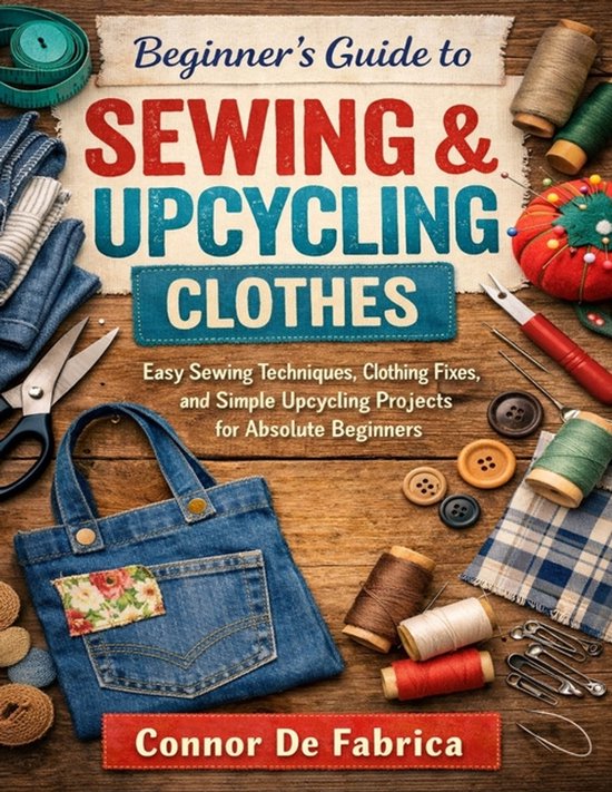 Beginner's Guide to Sewing & Upcycling Clothes - cover