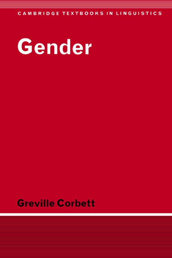 Cambridge Textbooks in Linguistics- Gender - cover