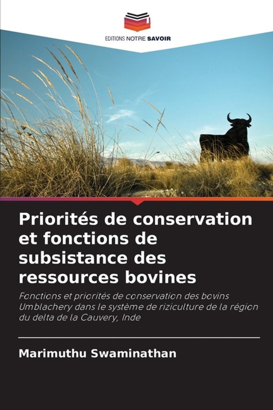 Priorités de conservation et fonctions de subsistance des r ... - cover