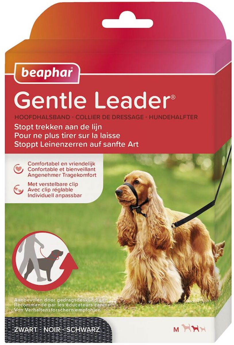 Bol.com Beaphar Gentle Leader zwart middelgrote hond aanbieding
