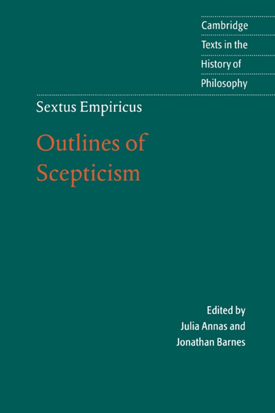 Sextus Empiricus Outlines Of Scepticism