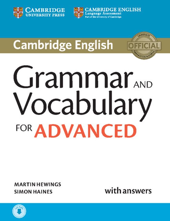 Cambridge English Grammar and Vocabulary for Adv book + answ - cover