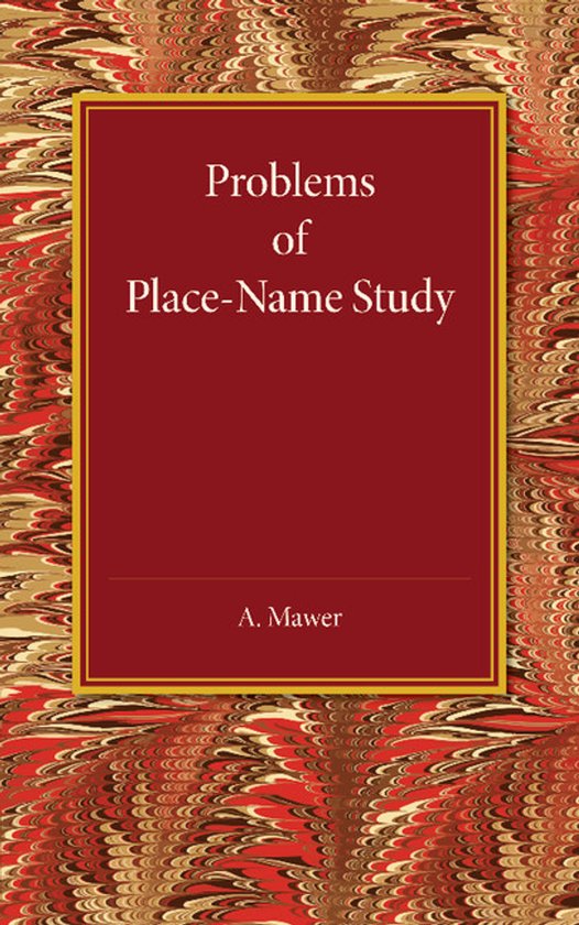 Problems of Place-Name Study - cover