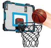 BOTC Basketbalbord - Basketbalring voor binnen en over de deur - met scoreteller en muziekbegeleiding - voor kinderen 4-12 jaar