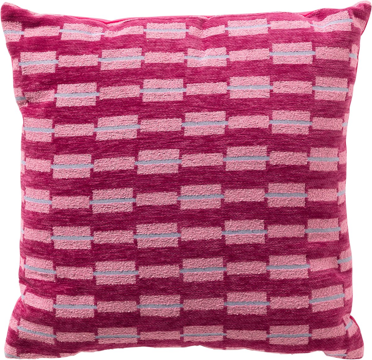 Dutch Decor ARABEL - sierkussen 45x45 cm - Rosebud - roze - Inclusief binnenkussen - Luxe kussens voor woonkamer & bank
