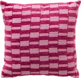 Dutch Decor ARABEL - sierkussen 45x45 cm - Rosebud - roze - Inclusief binnenkussen - Luxe kussens voor woonkamer & bank