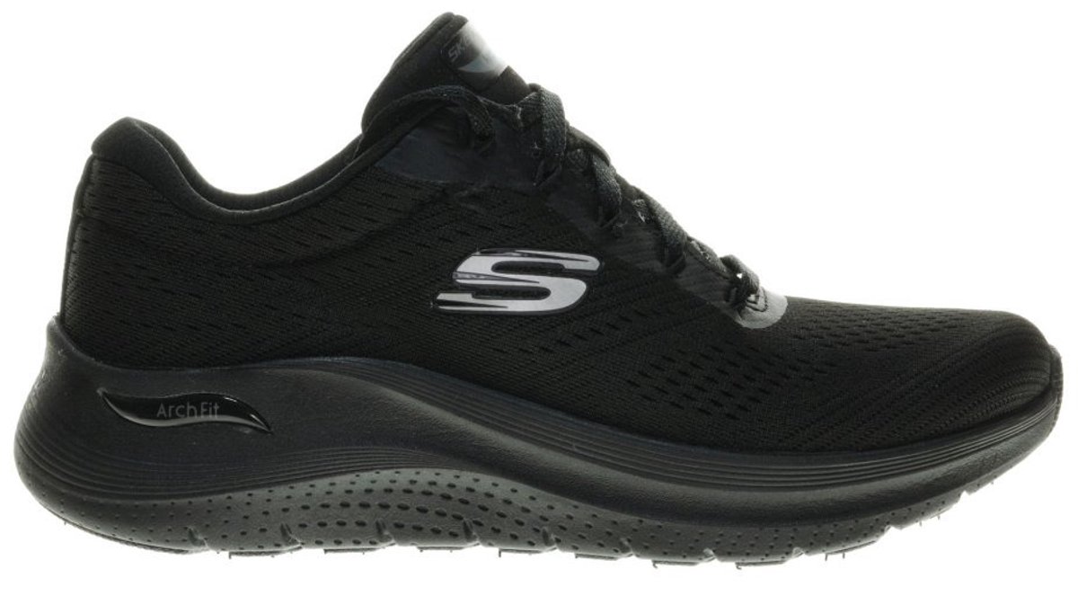 Skechers Arch Fit 2.0 Big League Wandelsneakers Dames Zwart