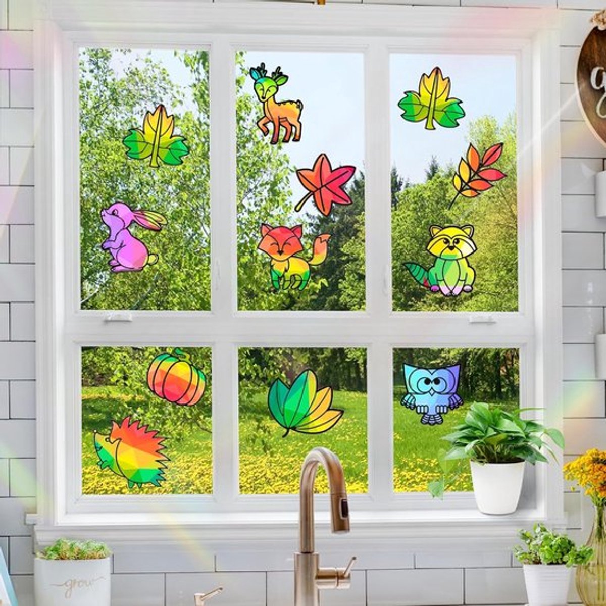 Candala raamafbeeldingen lente knutselen