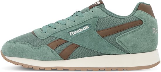 Reebok Unisex Glide Sneaker, Hardloopschoen, Memory-Foam, 100246071, Fieldgreen/Simple Brown