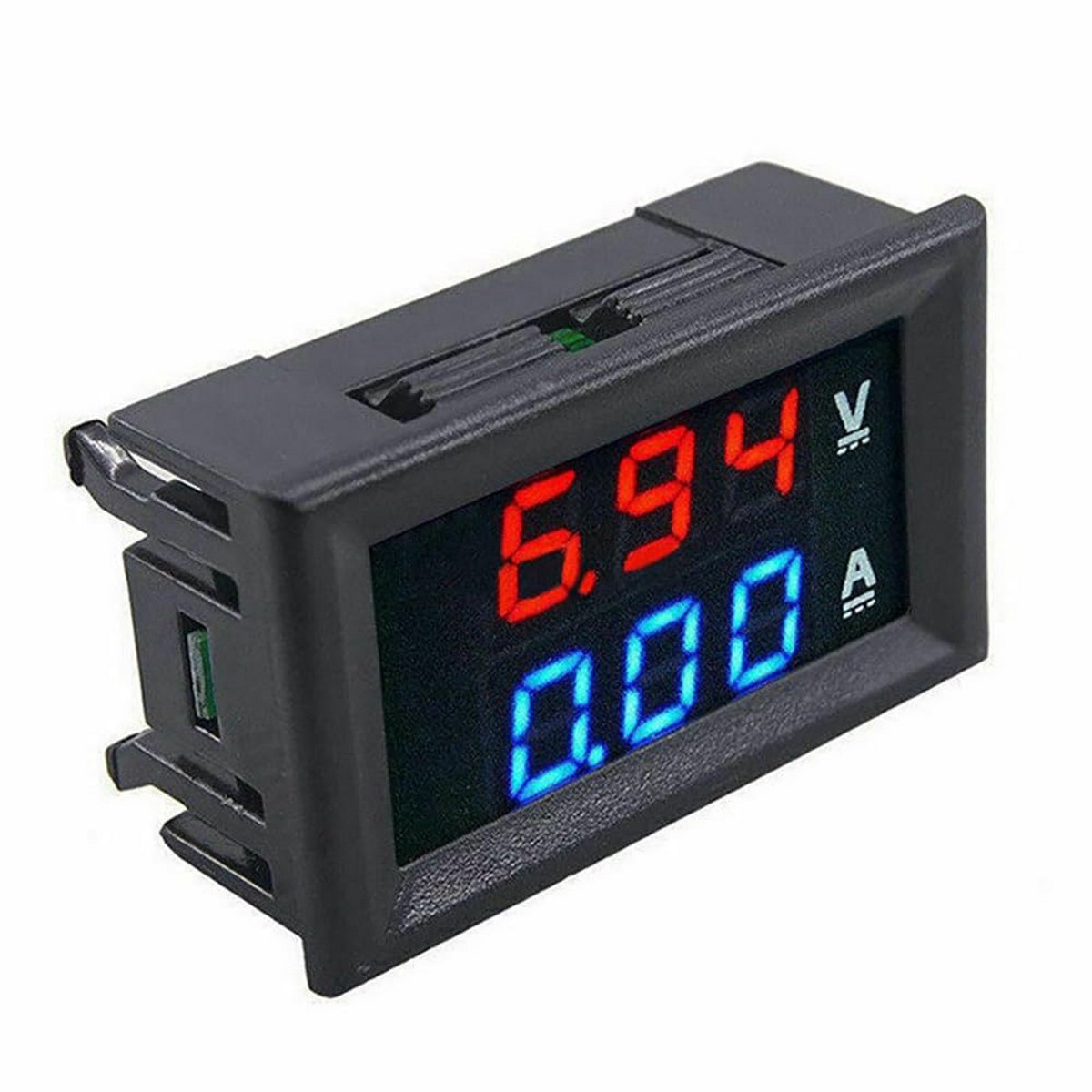 Digitale Voltmeter en Ampèremeter met Dubbele LED Display