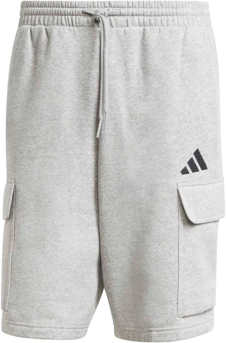 Cargo shorts adidas Essentials Feelcozy Fleece Zwart