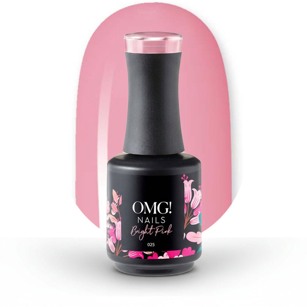 Limea OMG Gellak 025 Bright Pink 15ml - Gel nagellak - Roze Gel lak - OMG nails