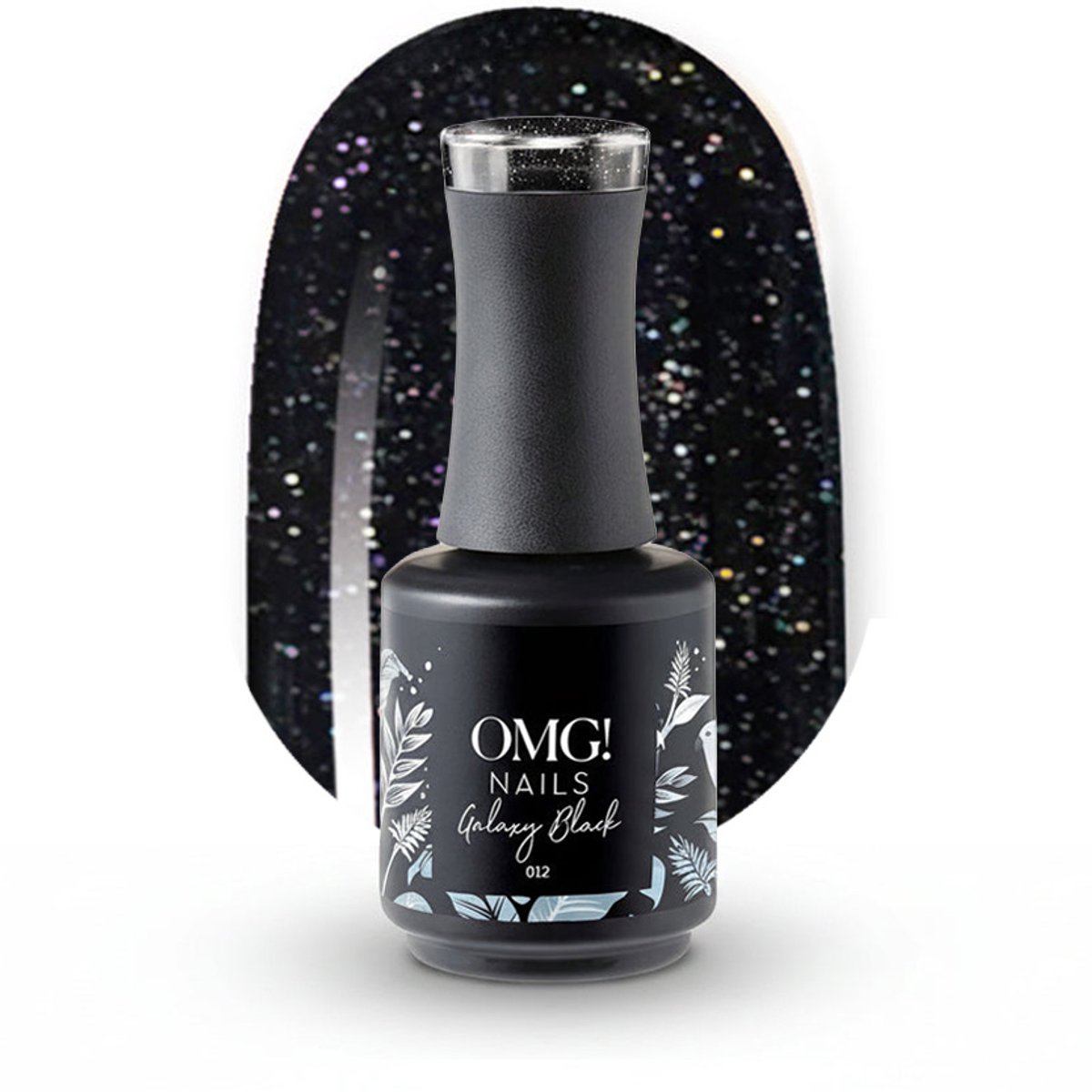 Limea OMG Gellak 012 Galaxy Black 15ml - Gel nagellak - Zwarte Gel lak - OMG nails
