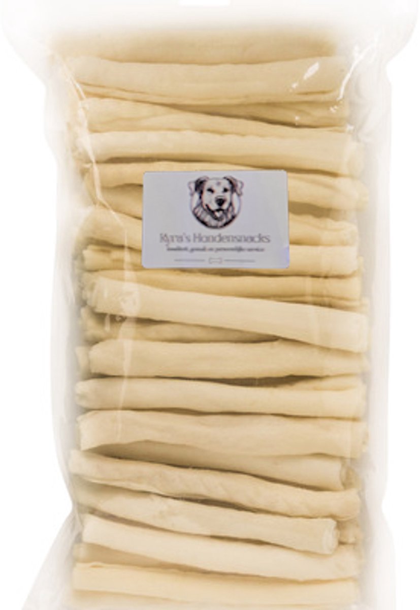 Pets Boutique Luxe Witte Kauwrollen klein (50st) - ±16cm - Hondensnacks - Hondenbot - Kauwsnacks hond