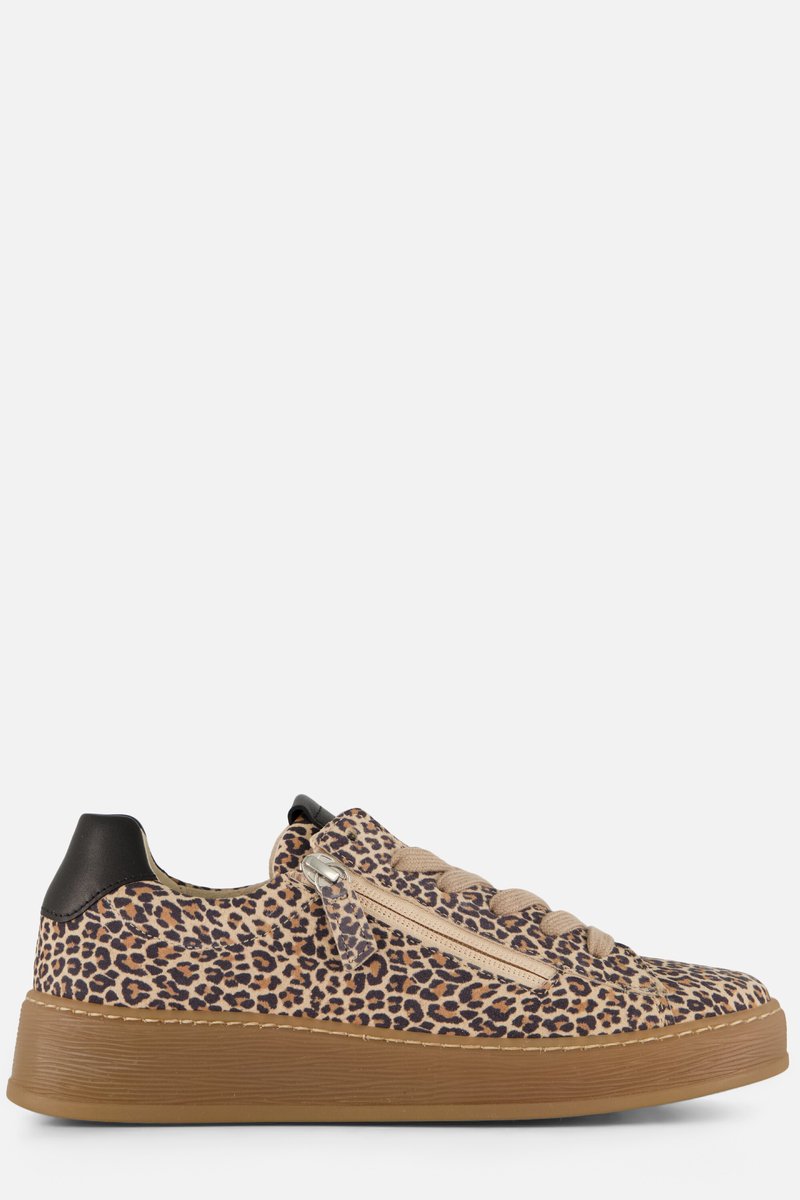 Gabor Leopard Sneakers beige Su�de