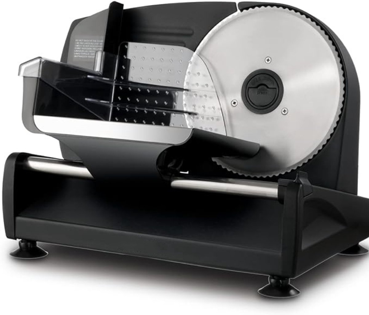 Core® Allesprocessor - Snijmachine – Verschillende Diktes – RVS Snijblad – Vleessnijmachine voor Thuis - Zwart - 25cmx 19cm x 27cm