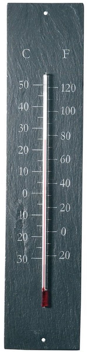 Grote Buiten Thermometer Schalie Design 45 cm