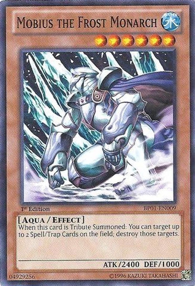 Yugioh Mobius the Frost Monarch Ruilkaart - Starfoil Zeldzaamheid
