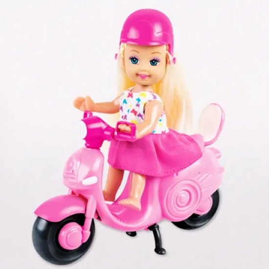 CUTE GIRL pop 9 cm met scooter — afbeelding 3