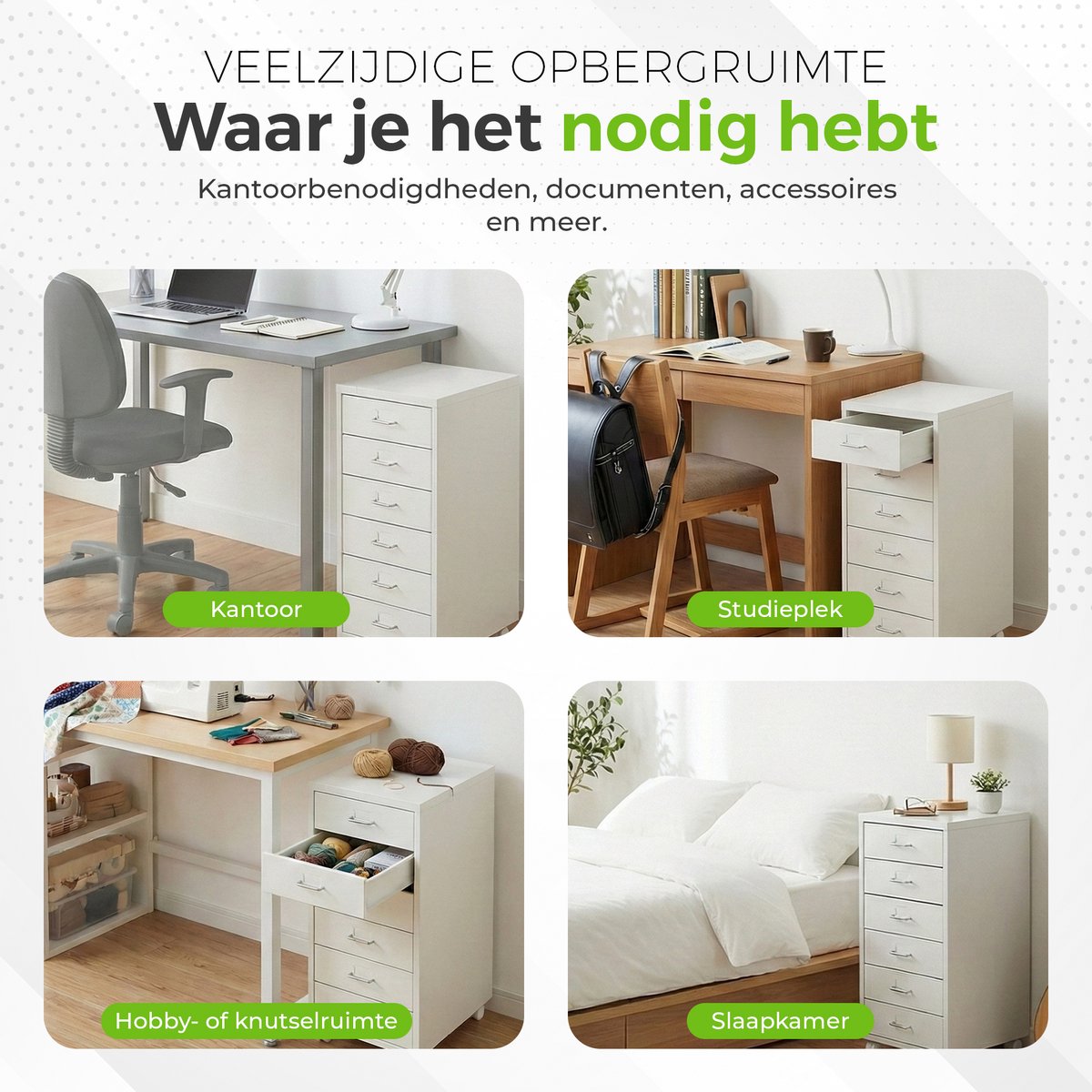 Hervita Hervita Wit Ladeblok - afbeelding 5
