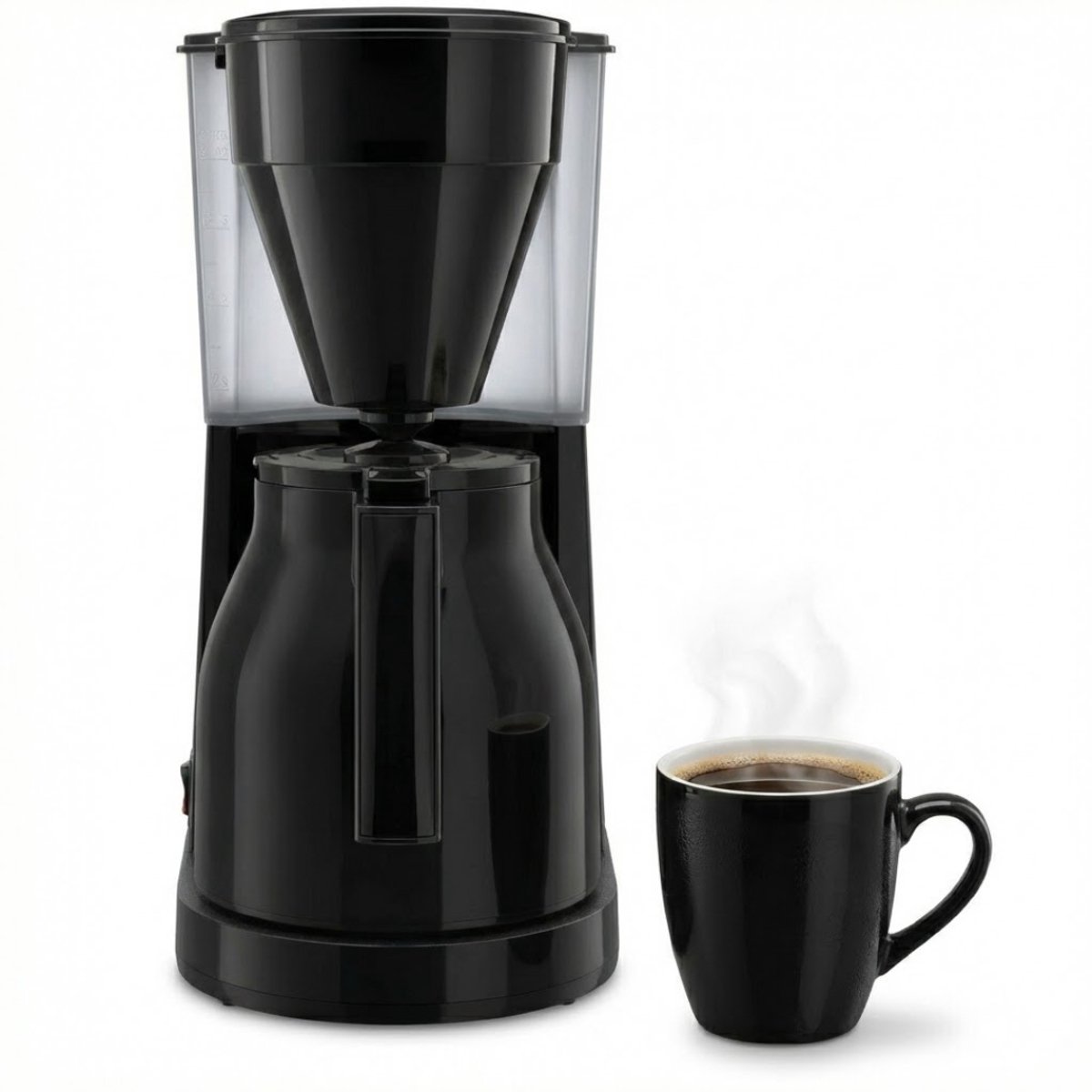 NBAP® Koffiezetapparaat met Thermoskan - Koffiemachines - Zwart