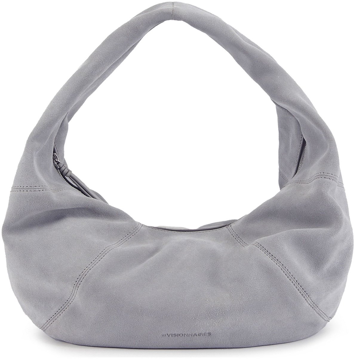 LES VISIONNAIRES Greta Icon Schoudertas Leder 43 cm - Dames - cloud grey