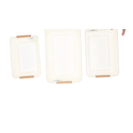 Opbergmand 4-delig 12L - Mandjes Riet – Opbergdoos Kast en Keukenkast Organizer | Opbergdozen Kinderkamer | Kledingkast en Kleerkast Organizer
