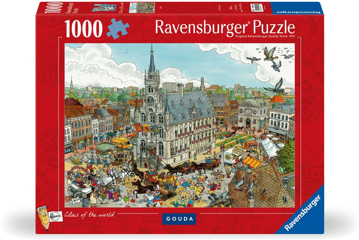 Ravensburger puzzel fleroux gouda 1000 stukjes