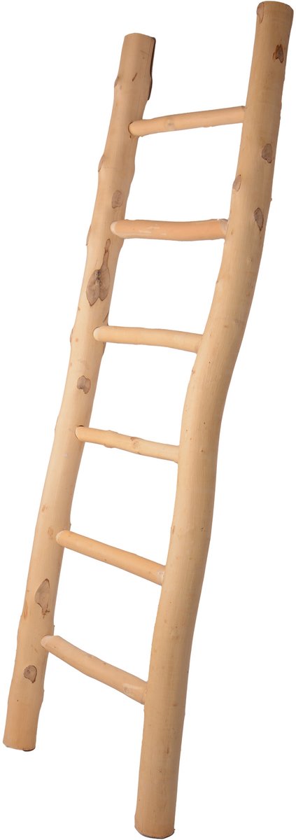 UNUS® Ladder decoratie hout hangend 150 cm naturel