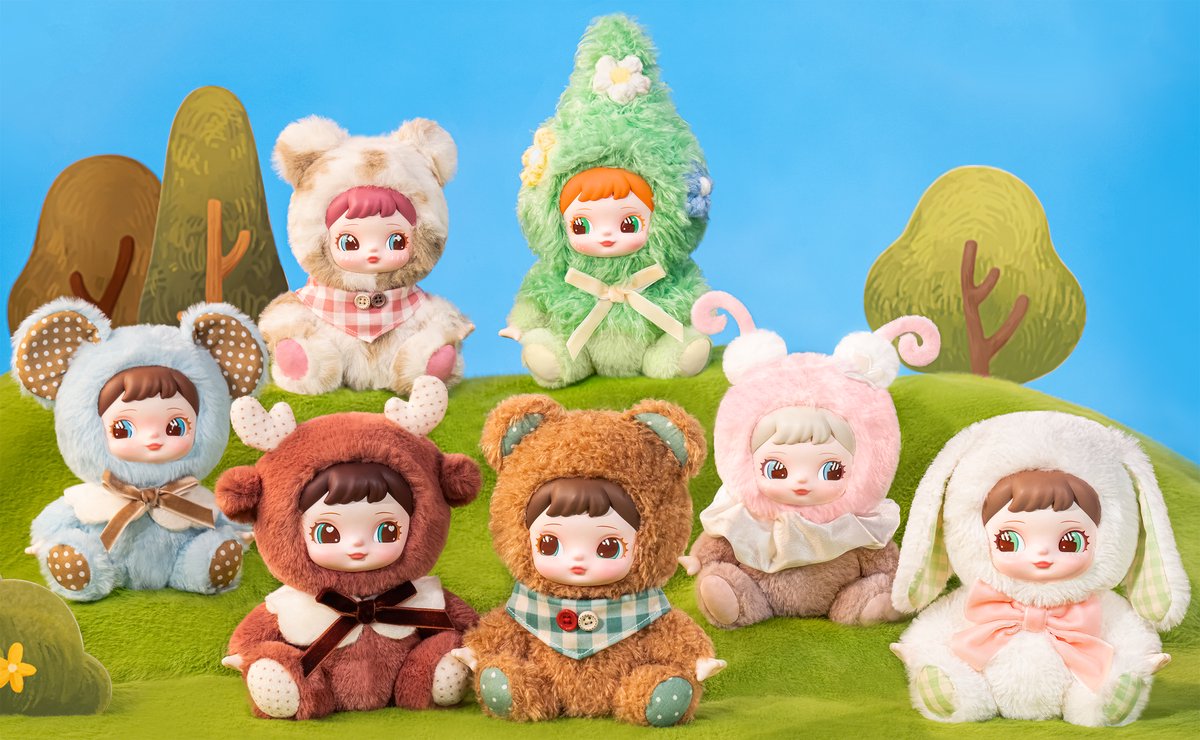 Robotime Charline's Forest Hide & Seek Plush Pendant - Blind box - MXAXX - Verrassing - Sparen - Cadeautip