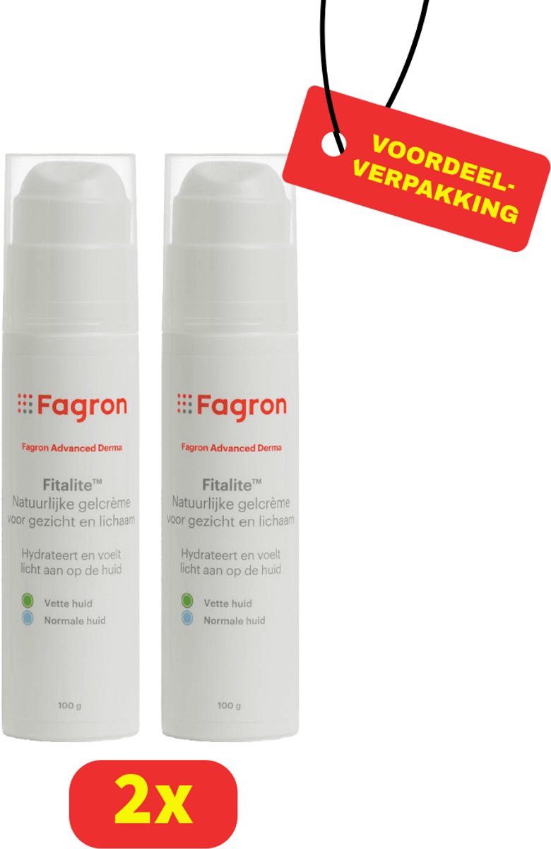Fagron Fitalite Gel Crème - 2 x 100g - Voordeelverpakking