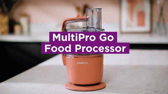 Kenwood MultiPro Go FDP23.140RD - Foodprocessor - Red Clay - Express Serve - Go collectie
