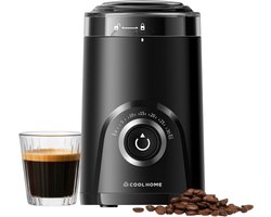 Onegrind Elektrische Koffiemolen - Koffiebonen Maler - 150W - Zwart - CoolHome