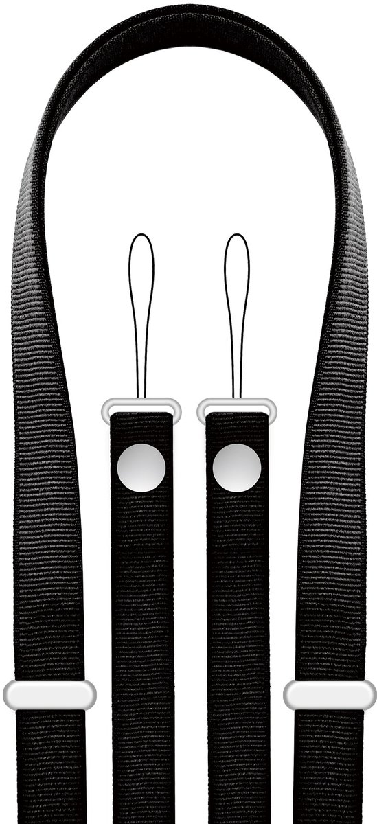 Rixus RXCS10B Universal Crossbody Strap Black