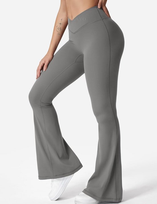 Dames Flared Legging met Scrunch Effect en Hoge Taille - Bootcut Yoga Broek — afbeelding 5