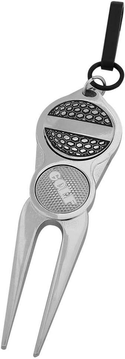 Golf Divot Tool met Magnetische Balmarker - Pitchfork voor Green Reparatie en Groefreiniging — afbeelding 5