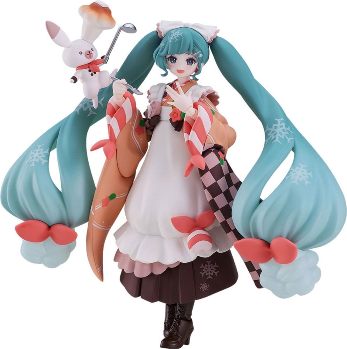 Max Factory Character Vocal Series 01: Hatsune Miku Figma Action Figure Snow Miku: Winter Delicacy Ver. 14 cm Action Figuur